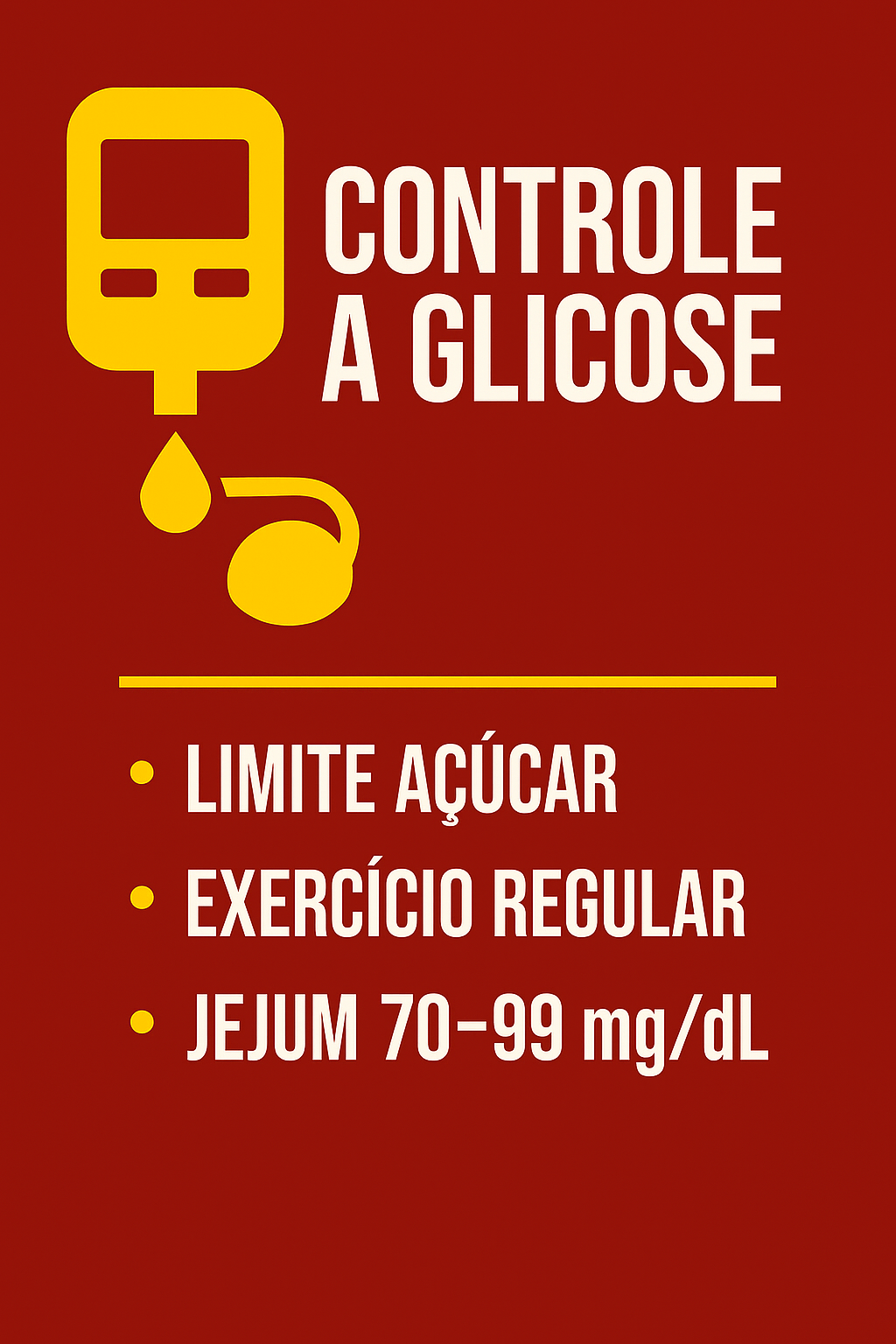 Controle a Glicose