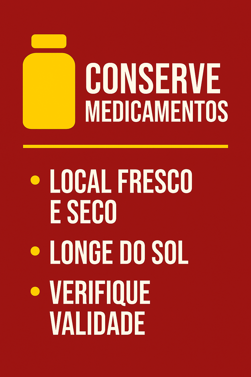 Conserve Medicamentos